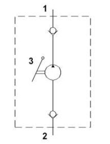 GL20\GL25\GL28\GL30\GL35\GL40\GL45 雙作用液壓手動泵原理圖